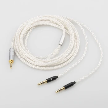 HI-fi 8 Jeder 7N OCC Silver Plated 2,5 mm Uravnoteženo Slušalke nadgradnjo kabel kabel Za Hifiman SUNDARA he400i he400s HE560