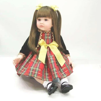 24in 60 cm visoko kakovostnega Silikona Prerojeni Lutke Veren Baby dekleta Novorojenčka Moda Juguetes za Baby Doll Darilo za Rojstni dan