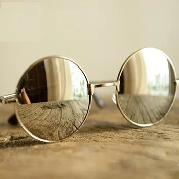 2021 Kovinsko Črni Krog Otroci sončna Očala blagovne Znamke malo dekle/fant Otroka, Otrok Očala očala oculos UV400 Majhen obraz Obleko Za 2~6 starost
