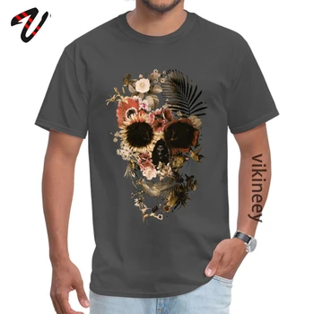 Poletni Vrt Skull Light Design Cosplay Panike Na Disco Mati Dan Tees Grafični Bombažne Tkanine Majica s kratkimi rokavi Moški Top majice