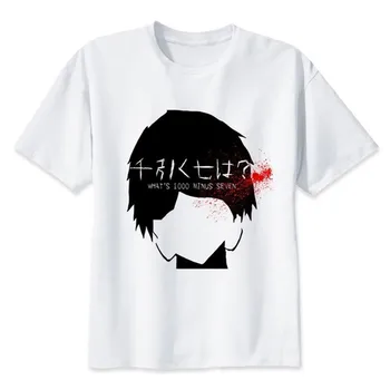 LUSLOS TOKYO GHOUL Tiskanja Poletje Ženske T Shirt Ulične Priložnostne Bela Tee Majice Ženske Tee Vrhovi Grafični Harajuku Cool Punk Vrhovi