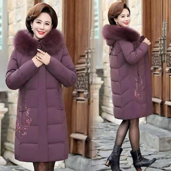 Moda za ženske zimske jakne in plašči novo 2020 korejska različica mid-dolžina plus velikost ženske slim navzdol padded jakna ženske jakne