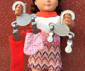 10pcs OG lutka dodatki za oblačila obešalniki za baby doll 18