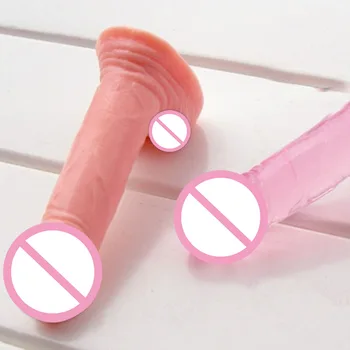 Realističen Dildo Za Ženske thrusting Masturbator 11,5 cm Mini Ponaredek Penis G Spot Masturbacija Dildos Dick intimno seks igrače
