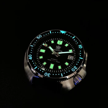 Steeldive Pro Potapljač Watch 200M Nepremočljiva NH35 Samodejni Watch Moških Sapphire Kristalno iz Nerjavečega Jekla Luksuzni Mehanska ura Potop