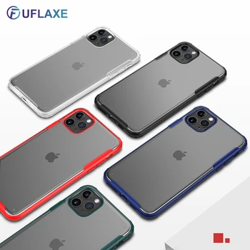 UFlaxe Shockproof Hard Case za iPhone 11 Pro Max iPhone 7 8 Plus SE 2020 X X X X XR XS Max Mat Prozorno Ultra-tanek Pokrovček HJ