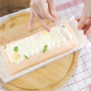 10 Nastavite Roll Torto Posodo Torto Roll Polje Pogodbenice Prednost Darila, Darila, Torta, Box