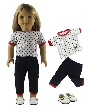 2020 Novo 1 Nastavljena Lutka Obleko Obleko za 18 Inch Ameriški Lutka Veliko Slog za Izbiro X133