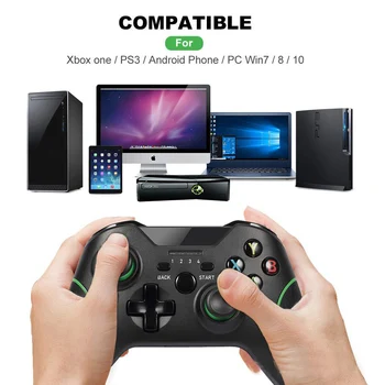 Brezžični Igra Gamepad Krmilnika Za Xbox Eno Konzolo Controle Za PS3 Palčko Za PC Android Telefon Blazinice Za 2,4 G za Win7/8/10