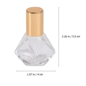 12Set 8ML Eterično Olje Steklenice In Droppers Kit Transparentno Steklo Prazno Steklenico Roll-On Steklenico Subpackaging Steklenico Za Potovanja