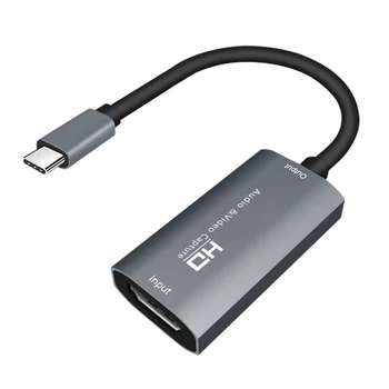 Avdio Poučevanja Grabežljivac HD 1080P Video Capture Card Prenosna Igra Snemanje Preko DSLR HDMI TIP C