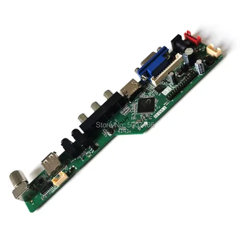 LVDS 20-Pin VGA+AV+USB DIY kit 1-CCFL 1024*768 zaslon LCD za LP150X1/LP150X2/LP150X04 univerzalni krmilnik pogona sveta