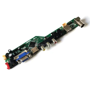 LVDS 20-Pin VGA+AV+USB DIY kit 1-CCFL 1024*768 zaslon LCD za LP150X1/LP150X2/LP150X04 univerzalni krmilnik pogona sveta