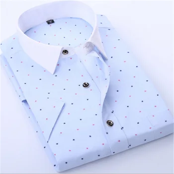Moške Cvetlični Moda Priložnostne Srajco Blusas Bluzo Camisa Masculina Koszula korejski Bluzki Bluzka 2020 Poletje Vestidos Casuales