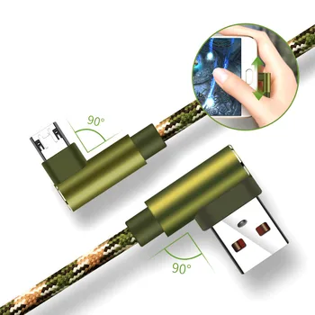 Potrditev Prodajo Predmetov 1/2/3 m Najlon USB Kabel za Polnjenje za Android Sistem 2.4 Hitro Polnilnik Prenos Podatkov Kabel za Polnjenje