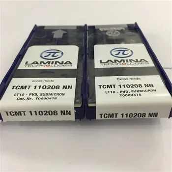 TCMT110208-NN LT10 Prvotne LAMINA karbida vstavite z najboljšo kakovost 10pcs/veliko brezplačna dostava