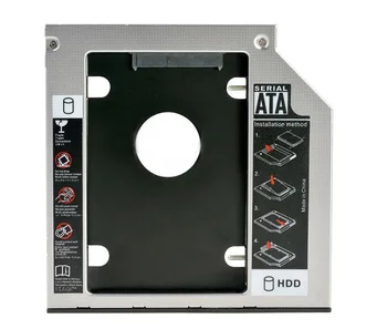 9.5 mm Universal Serial ATA 2nd HDD SSD trdi disk caddy ležišče Za Lenovo ThinkPad Edge E531 E431 L410 L412 L421 Serije lapto