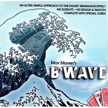 B'Wave za Max Maven (Trikom+online instruction) Sim Magic Trick,Blizu,iluzije,Zabavno,Mentalism