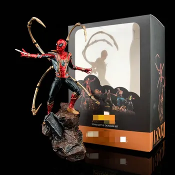 Avengers Endgame Spider man figuric 260mm Ples, Spiderman Marvel Diorama Figur Model Igrače