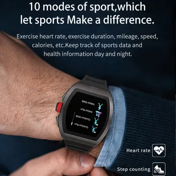 M1 Pametno Gledati Moške Srčnega utripa Šport Gledam Zlato 1,4-palčni IPS Zlitine za Ohišje IP68 Vodotesen Smartwatch Za Android IOS Telefon