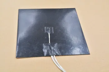 Silikonski ogrevanje pad grelec črnega silikona ploščo 300mmx300mm za 3d tiskalnik toplote posteljo 1pcs