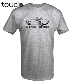 Nove Moške Poletne Ameriški Hotrod Shelby Cobra Roadster Klasičnih Muscle Car - Majica Cool Moških Bombaža T-shirt
