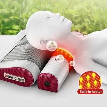Električna Masaža Blazino Shiatsu Infrardeče Ogrevanje Vratu, Ramena Nazaj Telesa Massager Naprave Materničnega Vratu Zdravo Massageador Sprostitev