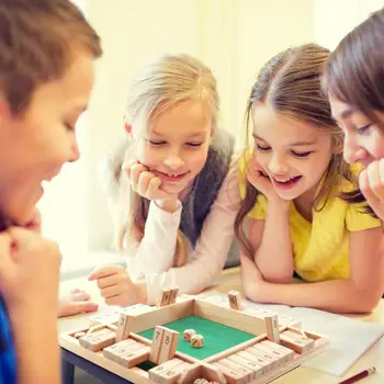 Deluxe Štirimi Stranicami Tabela Igra Štiri Ljudi Puzzle Številke Namiznih Iger Za Družino Stranka Dober Dar Tabela Igra Montessori Igrače