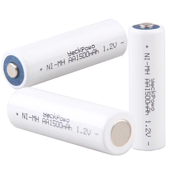 Najnižja cena 14 kos baterije AA 1,2 v baterije za ponovno polnjenje 1500mAh nimh baterije za električna orodja akkumulator
