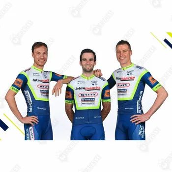 Maillot Šport Wanty Gobert 2021 Pro Team Kolesarski Dresi Nastavite Vrhovi Ciclismo Kolesarske hlače z Oprsnikom Gel Hlače MTB Cestno Kolo Oblačila
