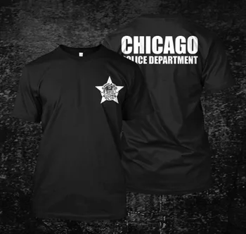 2019 Modelov Mens Tshirt Vrhovi Poletje Kul Smešno T-Shirt Chicago Policija - po Meri moška T-Shirt Teefitness T-Shirt