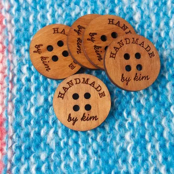 Leseni Gumbi, Prilagojene gumbi, gumbi za ročno, pletenje (MK002)