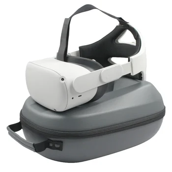 Nove prinaša dobička VR Pribor Za Oculus Quest 2 VR Slušalke Potovalni kovček EVA Škatla za Shranjevanje Za Oculus Quest 2 Zaščitno Vrečko