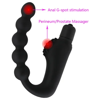 10 Vibracijska Analni Čep Vagina P-Spot Prostate Massager Sex Igrača za Nekaj G Spot Massager Seks Odraslih Izdelek Za Ženske Vroče