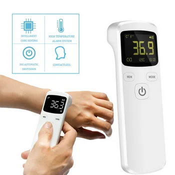2021 Infrardeči Termometer Čelo Telo Ne-Kontaktni Termometer Baby Odraslih Na Prostem Dom Digitalni Infrardeči Vročina Ušesni Termometer